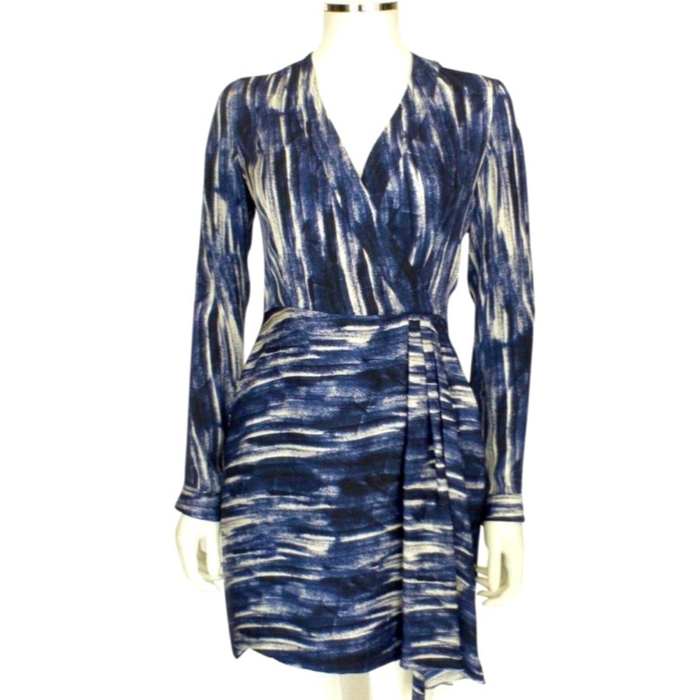 3/$20 💚 Catherine Malandrino blue/white dress